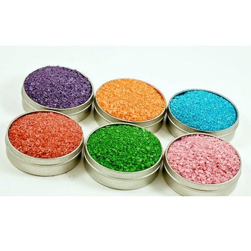 Crystal Coloured Salt Granules, Packaging Size: 50g