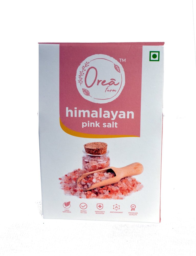 Orea Farm Crystal 300gm Himalayan Pink Salt, Packaging Type: Box img