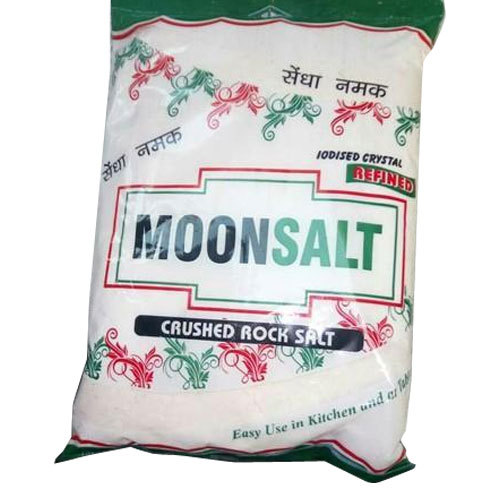 Moonsalt White Crushed Rock Salt, Packaging Type: Packet img