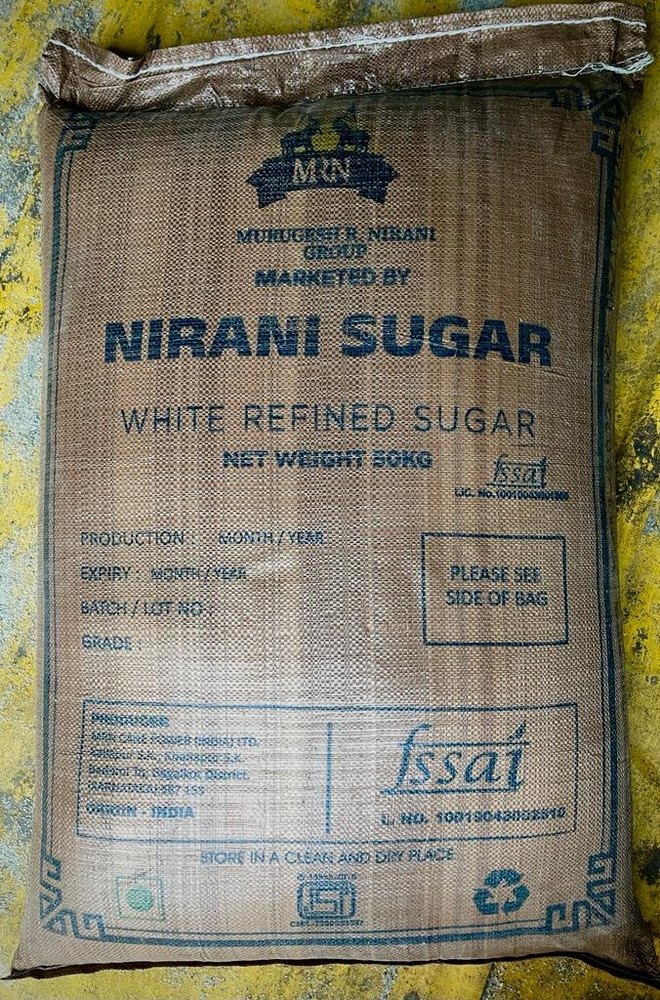 MRN NIRANI WHITE REFINED SUGAR, Speciality: Organic, Packaging Size: 50 KG