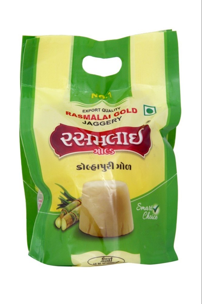 White 960g Rasmalai Gold Gud Jaggery, Organic