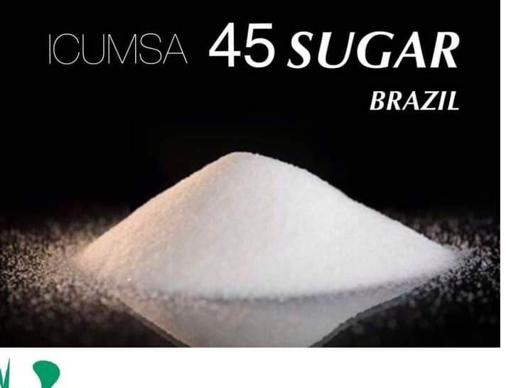 White Refined Brazil Sugar Icumsa 45, Powder, Packaging Size: 50 Kgs Bag