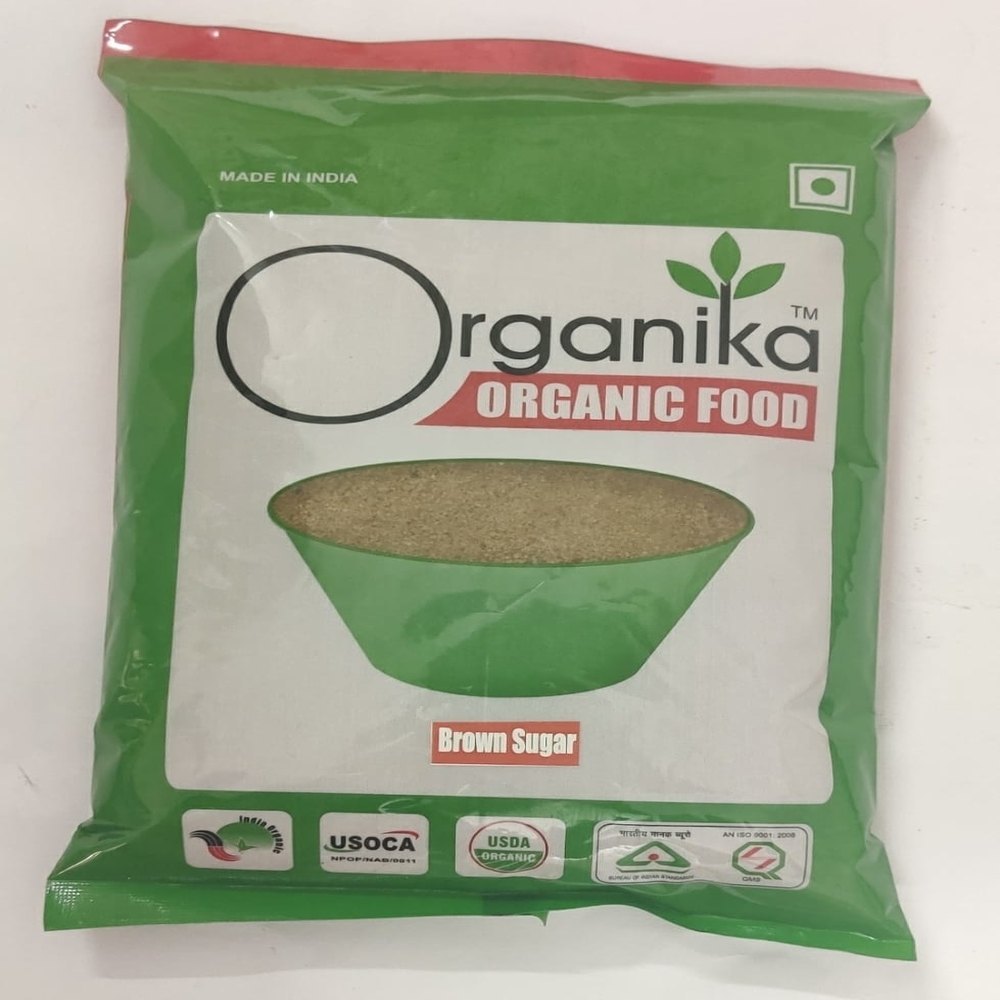 Indian Natural Organic Brown Sugar, Granules, Packaging Size: 50 KG White PP Bags