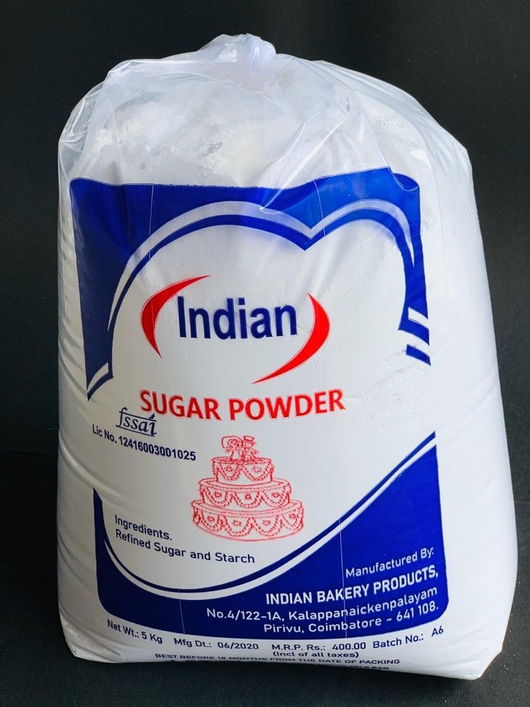 White Sweet Icing Powder Sugar, For Bakery, Packaging Size: 1kg