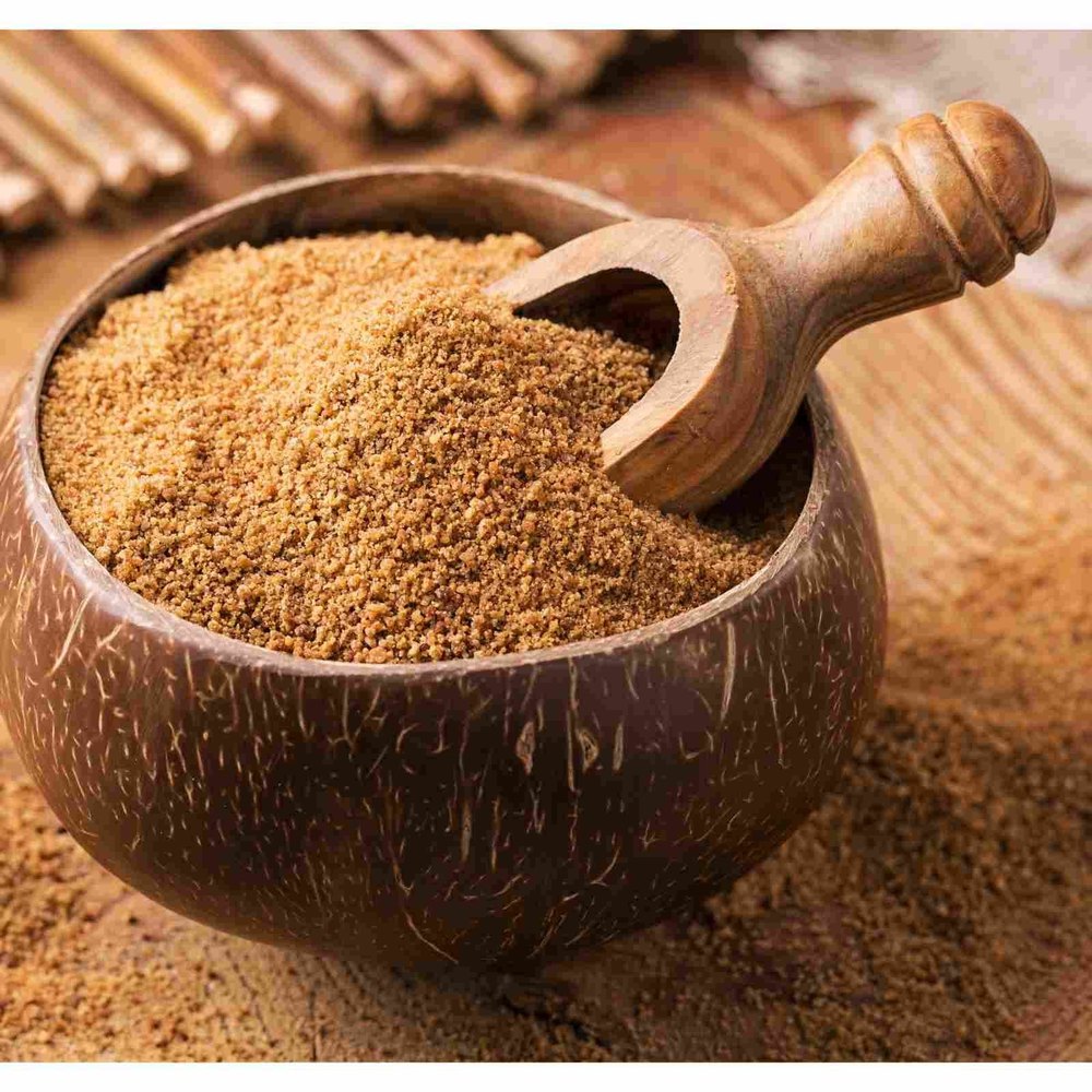 Dark Brown Dry Coconut Sugar Powder