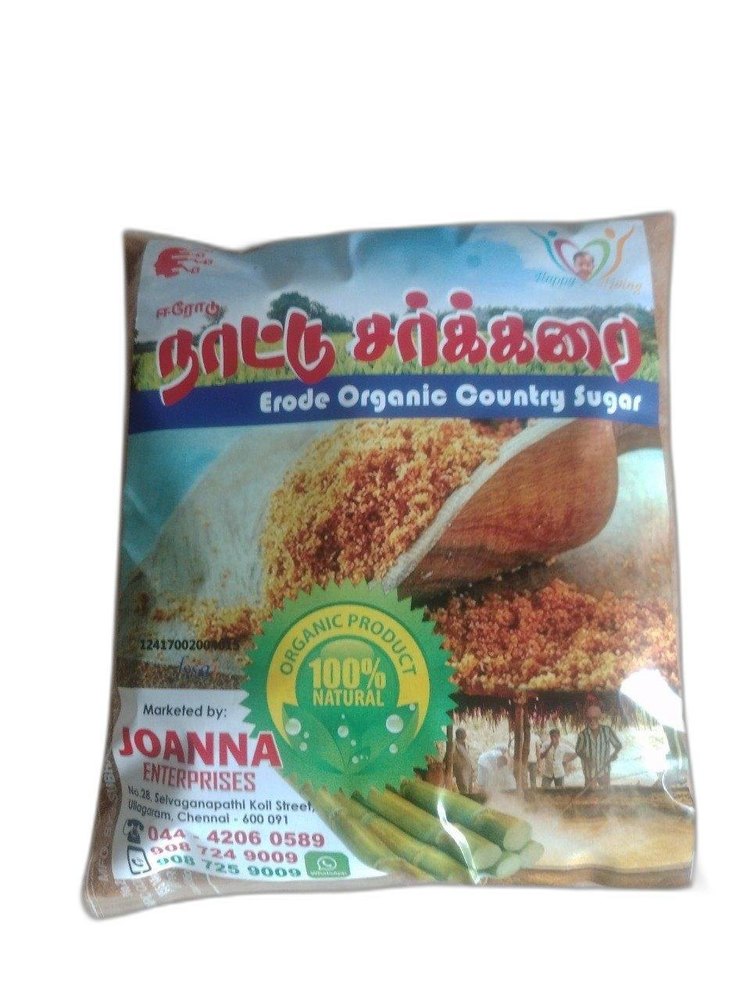 Indian Brown Joanna Organic Country Sugar, Powder, Packaging Size: 500 Gm