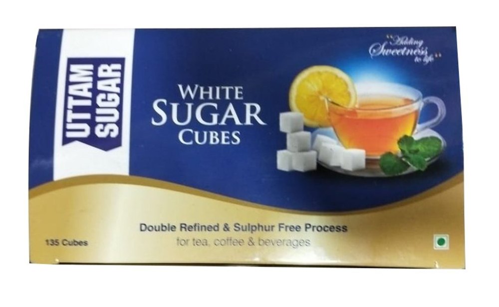 Refined Uttam White Sugar Cubes, Crystal, Speciality: Organic