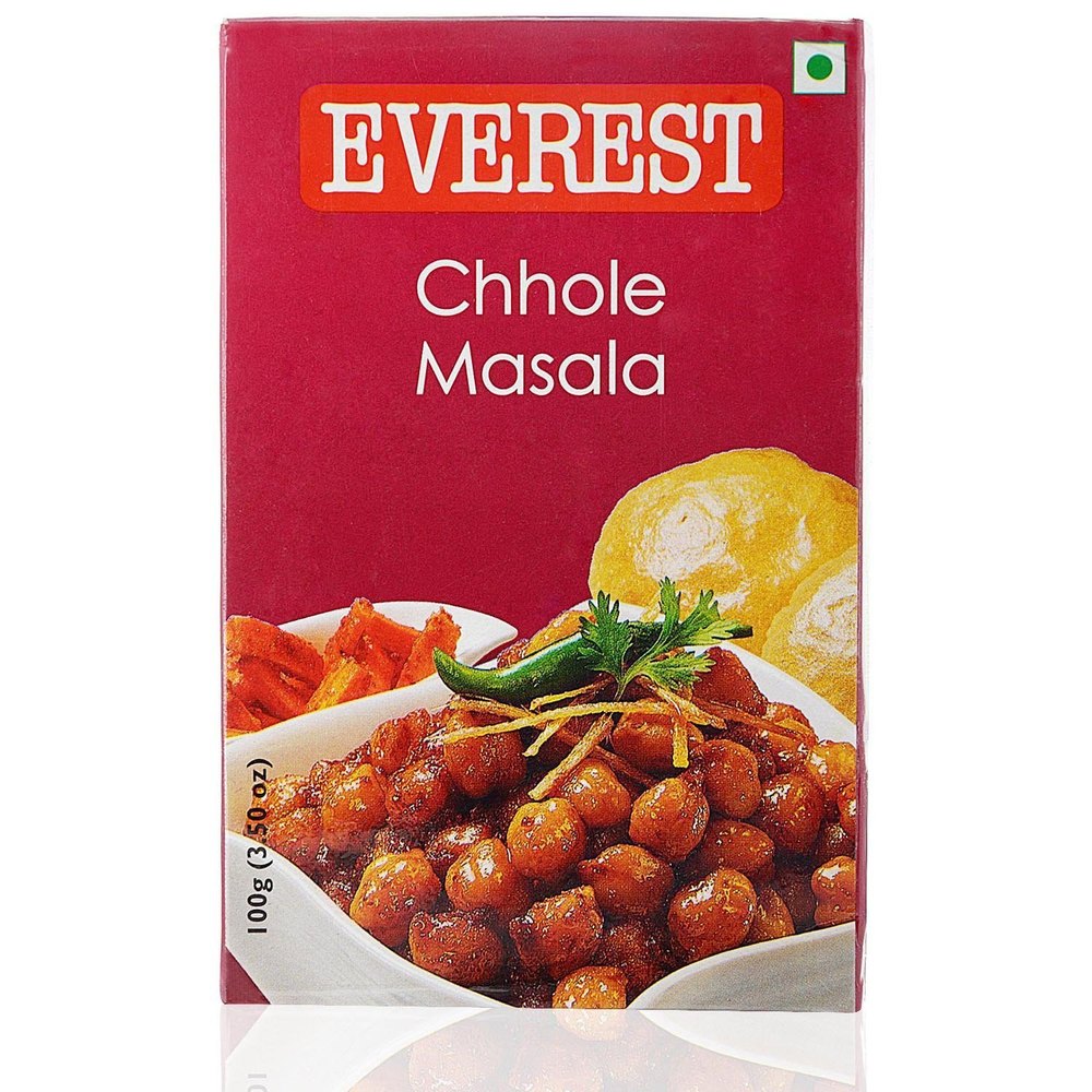 Spicy Everest Masala Powder Chhole 100g( Free Worldwide Shipping)., Packaging Type: Box