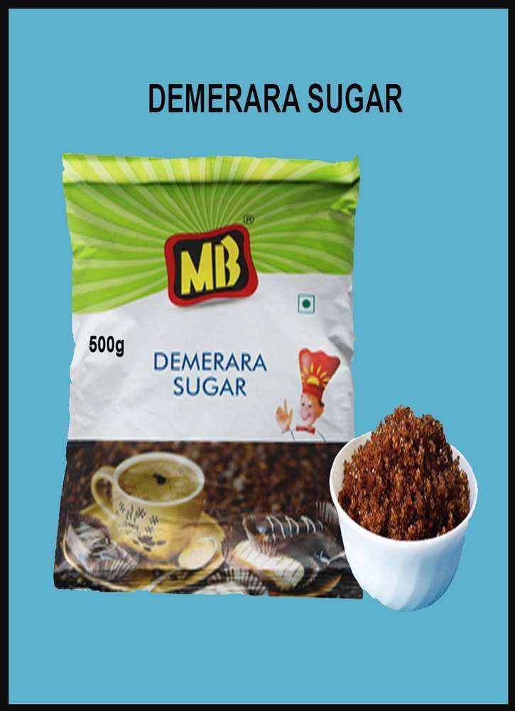 MB Dark Brown Demerara Sugar, Granules, Packaging Size: 500g