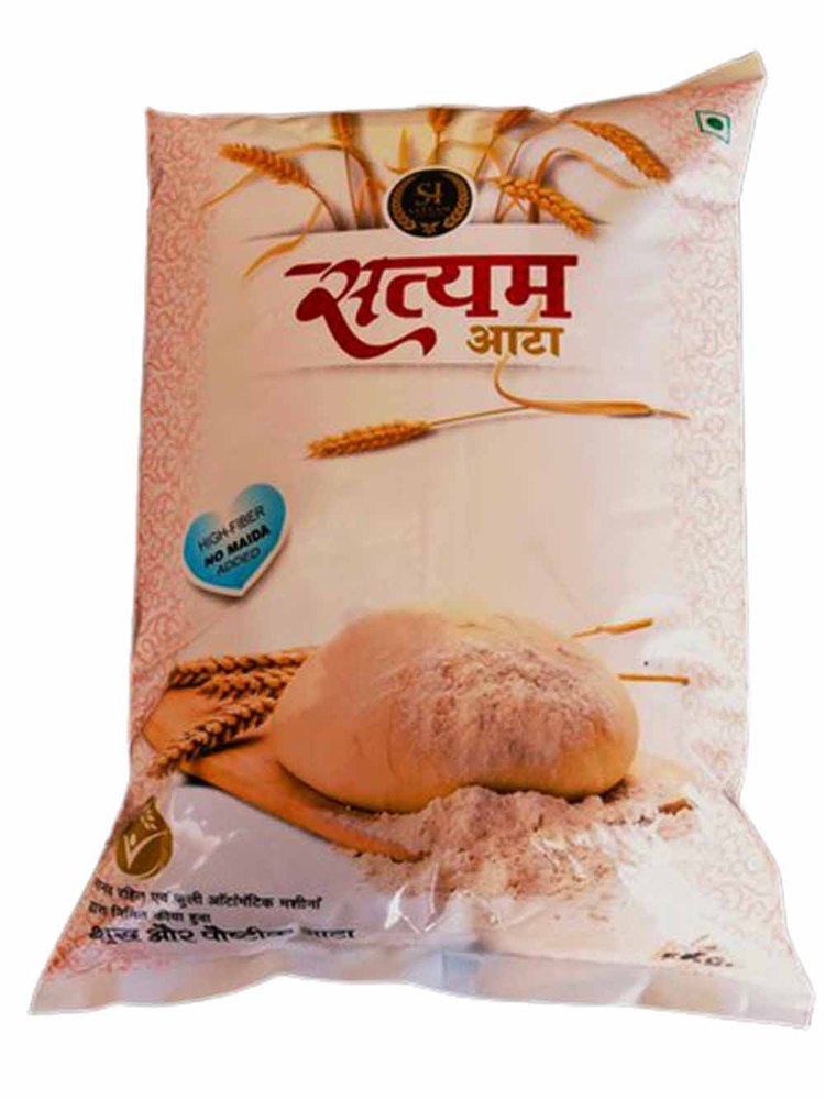 5kg Satyam Organic Wheat Flour, Packaging Type: Plastic Bag