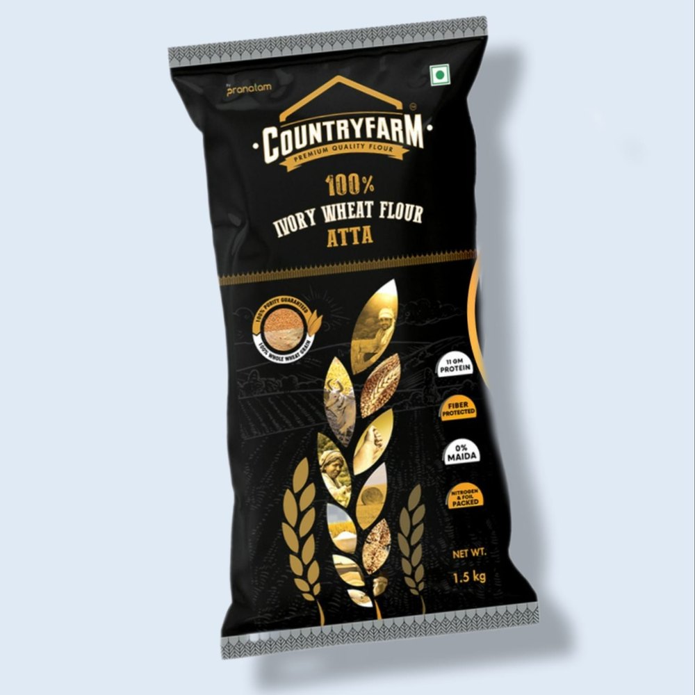 Countryfarm 100% Ivory Wheat Flour, Packaging Size: 1.5 Kg, Packaging Type: Packet