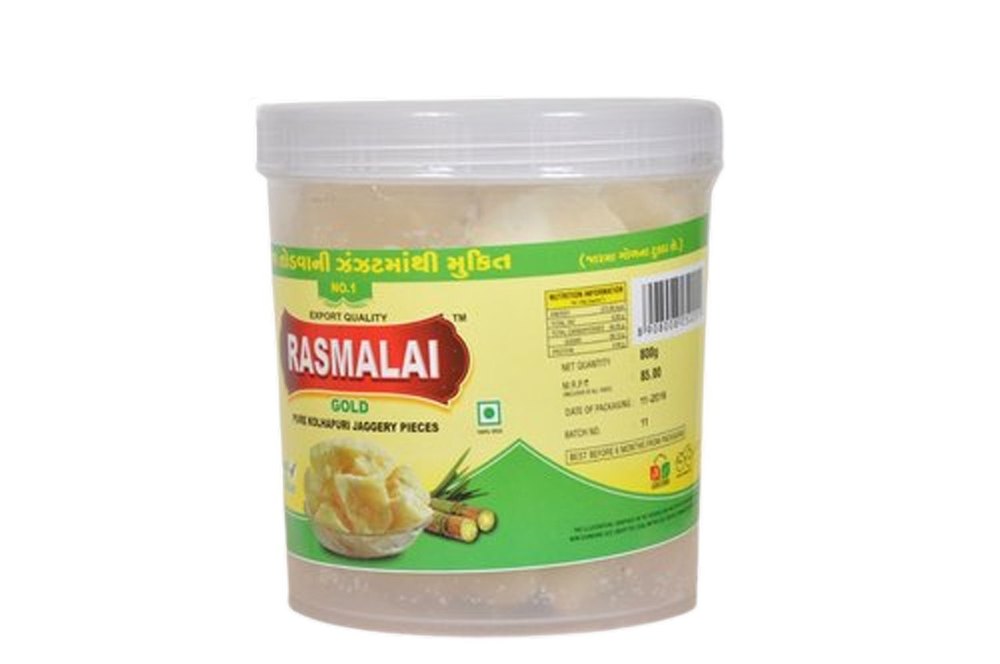 800g Rasmalai Gold Pure Kolhapuri Gud Jaggery, Organic