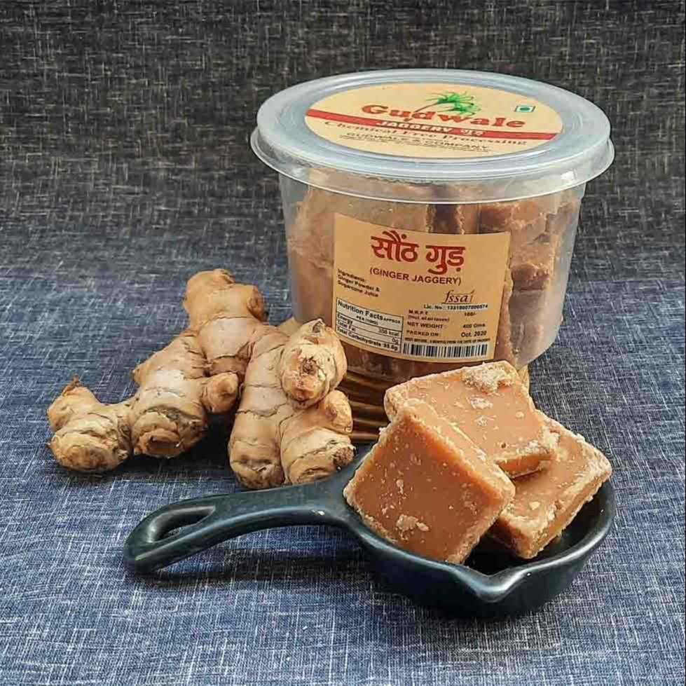 Cubes Natural Ginger Palm Jaggery, Shape: Square, Organic