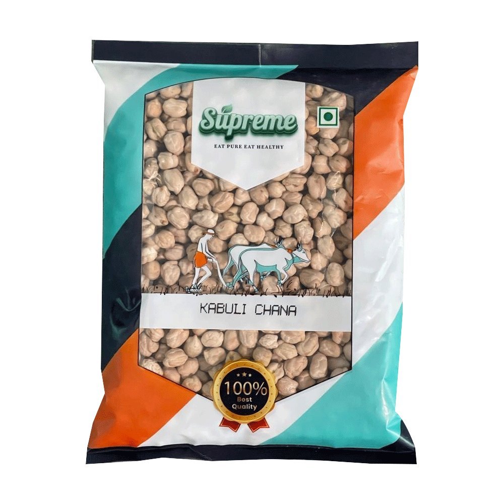 Supreme Kabuli Chana, Packaging Type: Packet, Packaging Size: 500 Gm