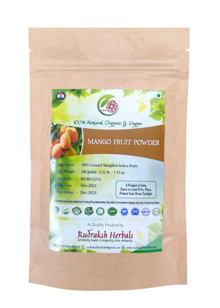 Mango Fruit Powder, Amchoor, Packaging Size: 100g img