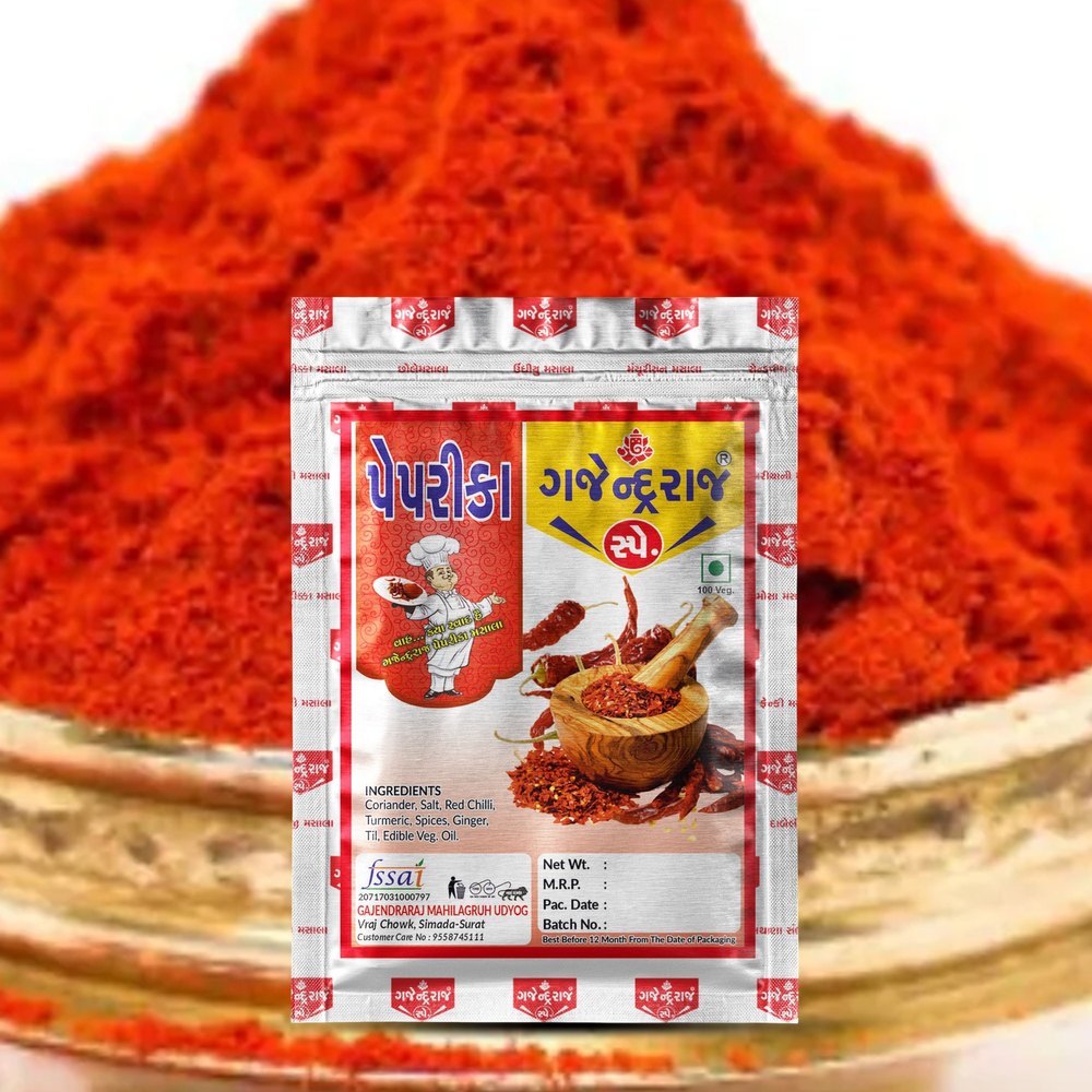 Spicy Paprika Powder, Packaging Type: Packet img