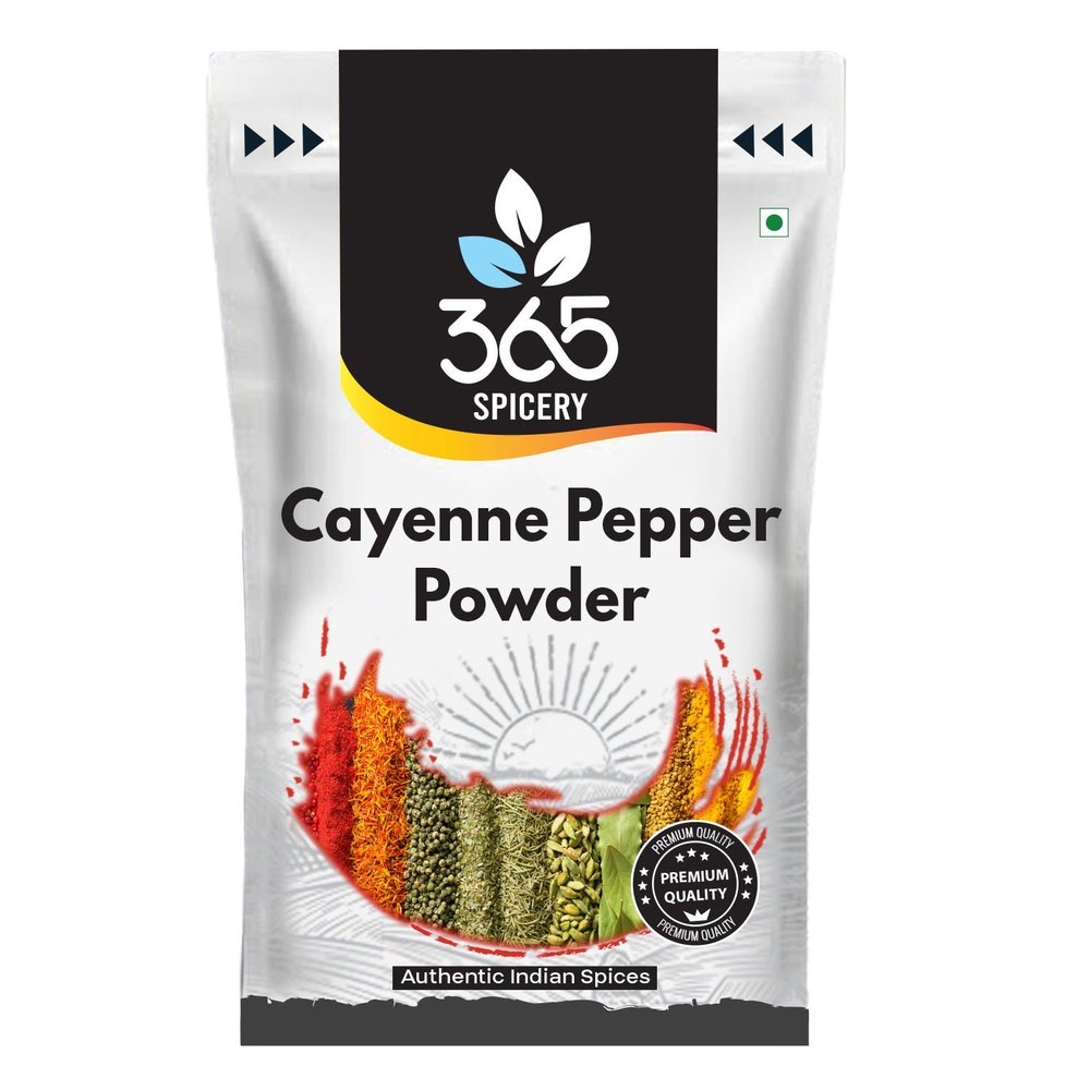 A Grade 365 Spicery Cayenne Pepper Powder, For Cooking, Packaging Size: 1 kg