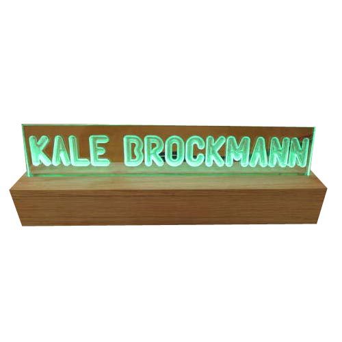 Brown Unique LED Name Boards, for Office, 1-2 Mm