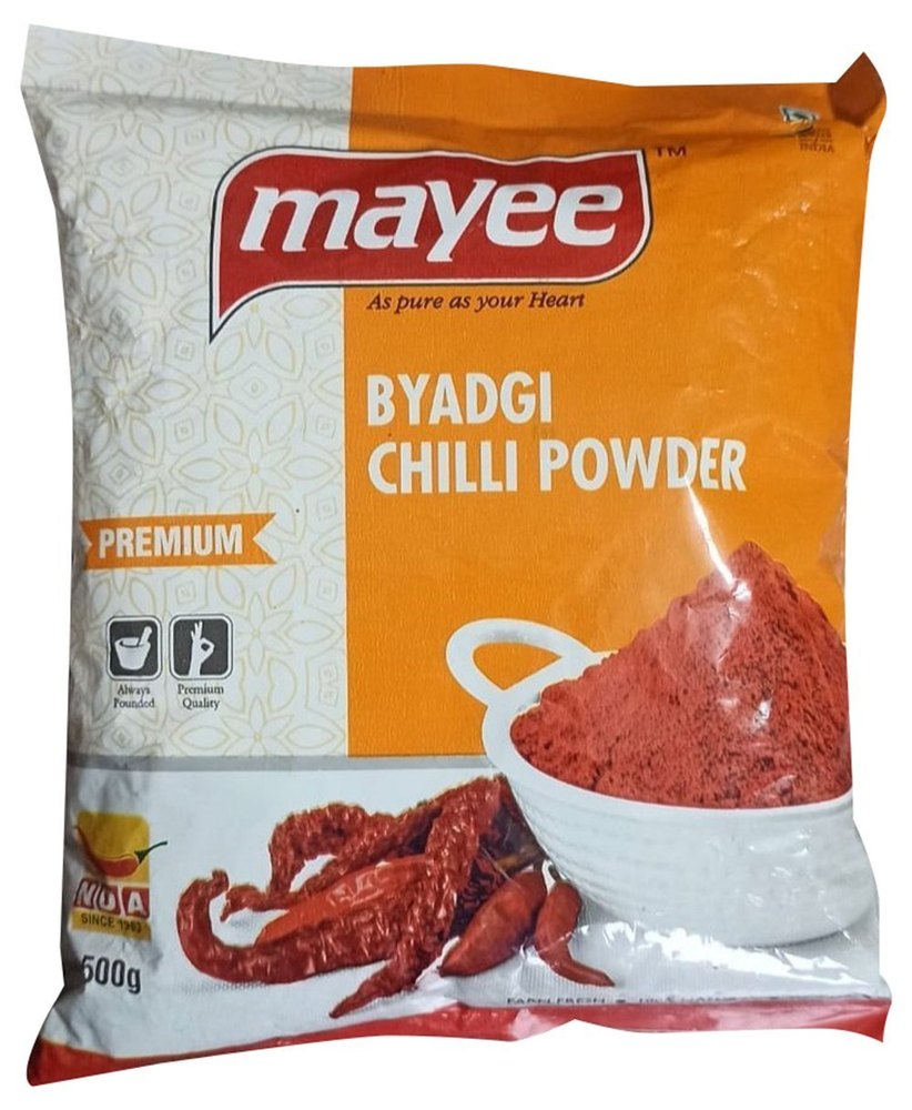 Mayee 500g Organic Byadgi Chilli Powder, Packets img