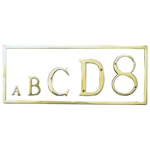 Brass Golden Letter Name Boards, for Office