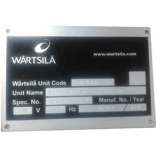 Engraved Metal Name Plates