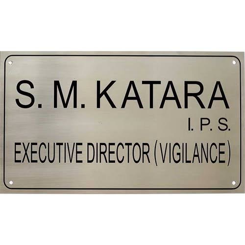 SS Etching Name Plate, For Industrial