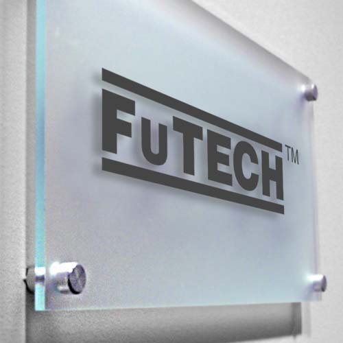 Rectangular Black Glass Name Plates, For Offices, Up To 5 Mm