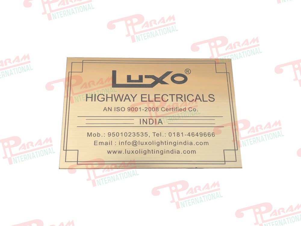 Non-Magnetic Industrial Plastic Name Plates, for Offices