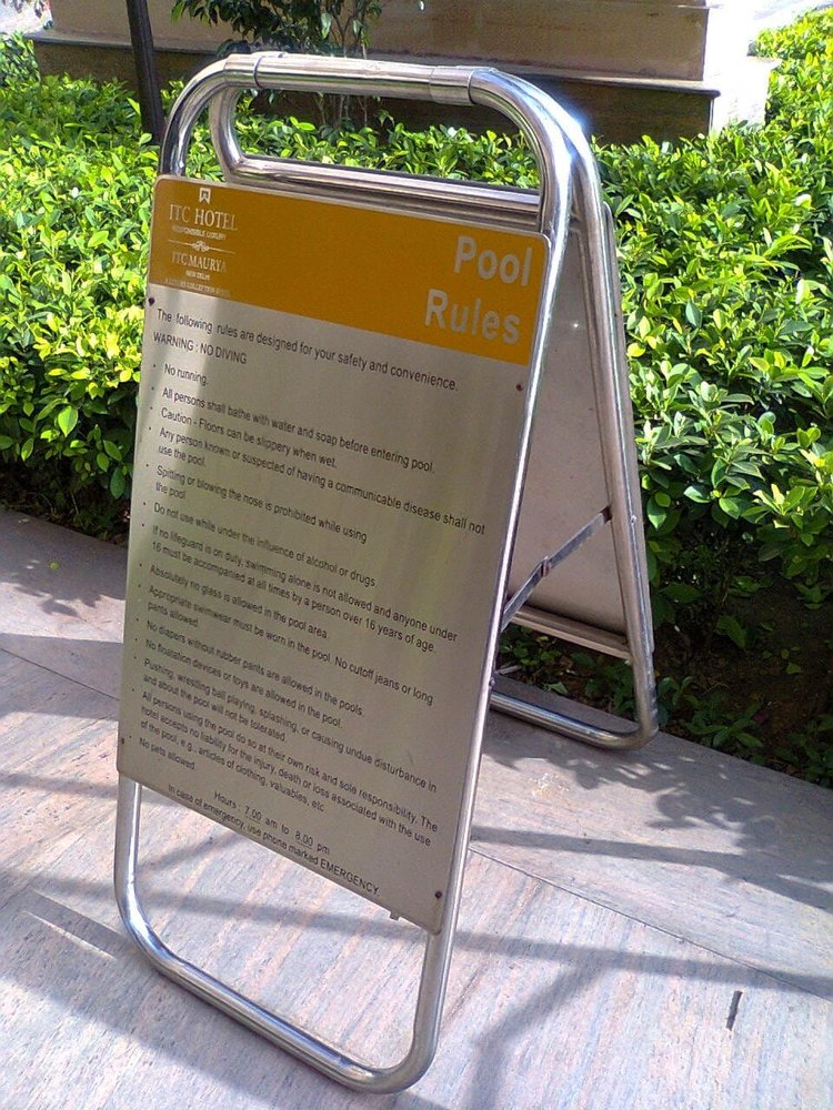 Stainless Steel Banner Stand