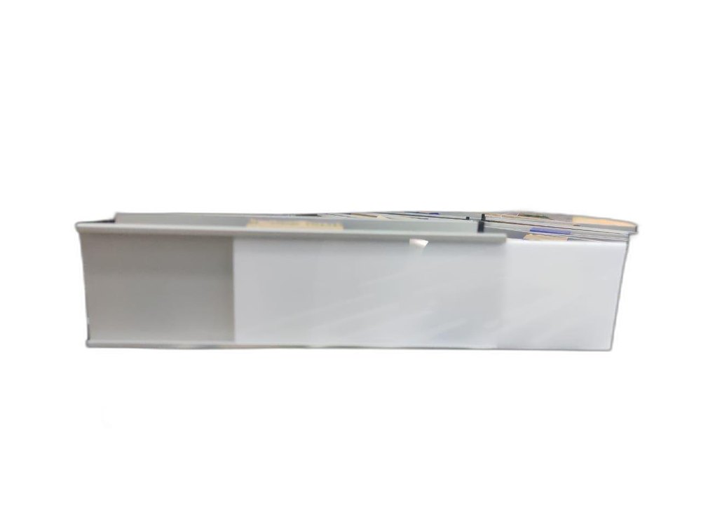 Aluminium Silver Anodized Workstation Name Plates Holder, For Office, Size/Dimension: 200x60