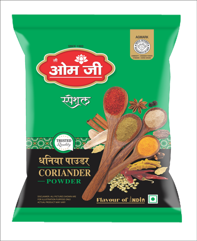 Organic Green Omjee Coriander Powder 1kg Special