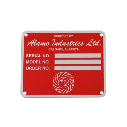 Rectangular Anodized Aluminum Anodised Name Plate, For Office, Features: Corrosion Resistant