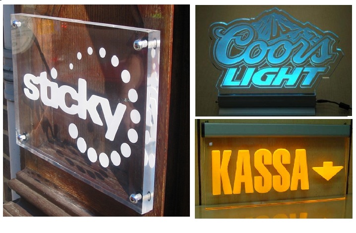 Acrylic Laser Engraving Signs