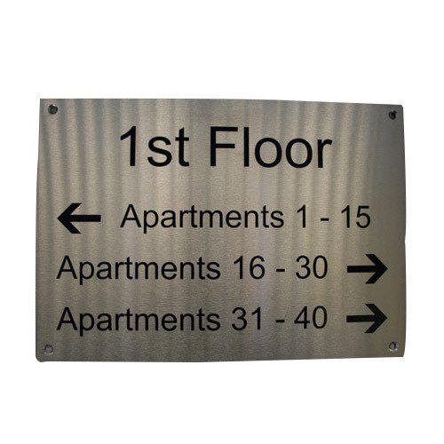 Stainless Steel Engraved Signage