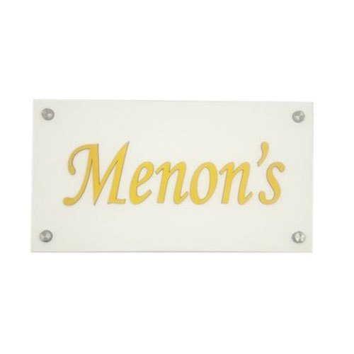 Rectangular Ceramic Name Plate