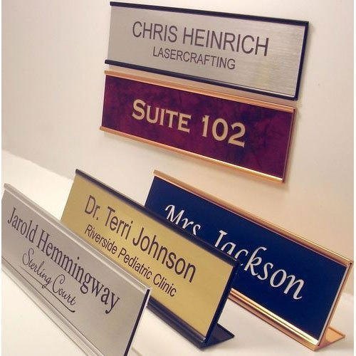 Vinyl Name Plate