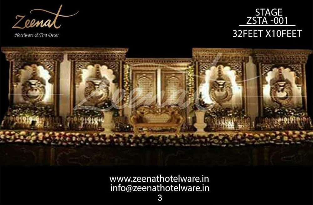 Zeenat Roman Fiber Wedding Stage, For Outdoor