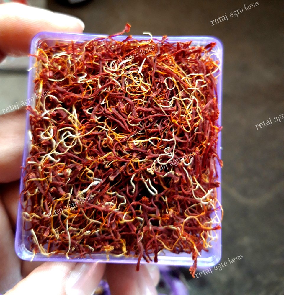 Retaj Kashmiri Lacha Saffron, For Food, Packaging Type: Glass Jar