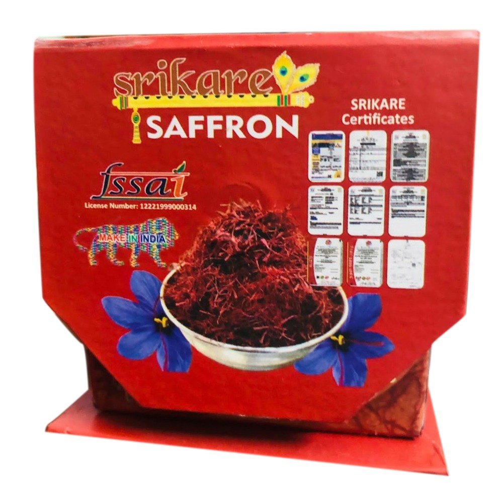 5gm Srikare Kashmiri Saffron, For Food, Packaging Type: Box