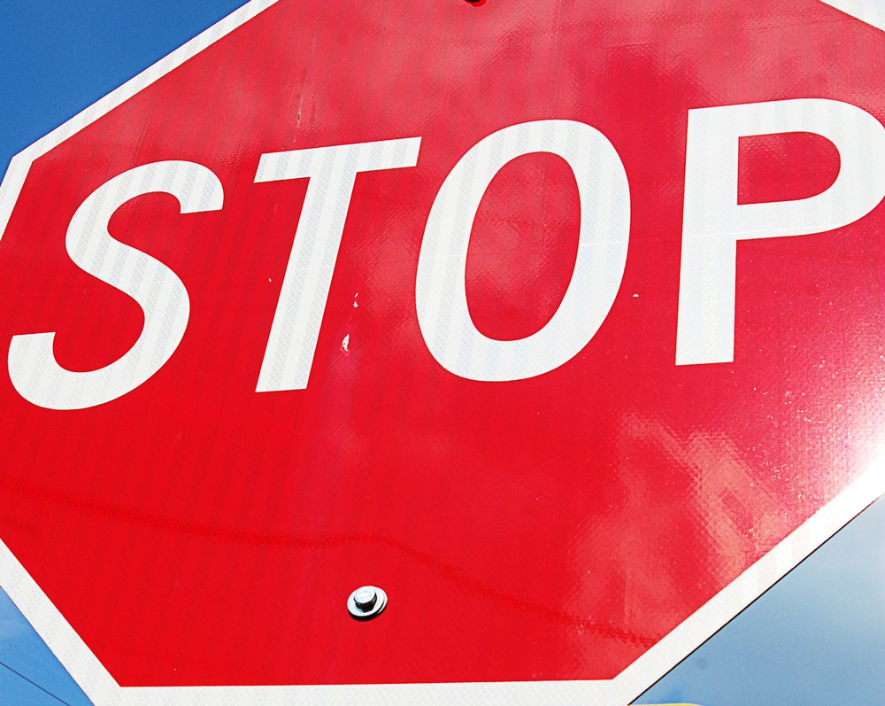 Rectangular Printed Cautionary Road Signs