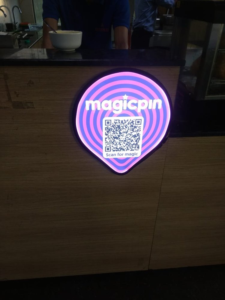 LED Acrylic Lollipop Signage Board, For Outdoor, Packaging Type: Box