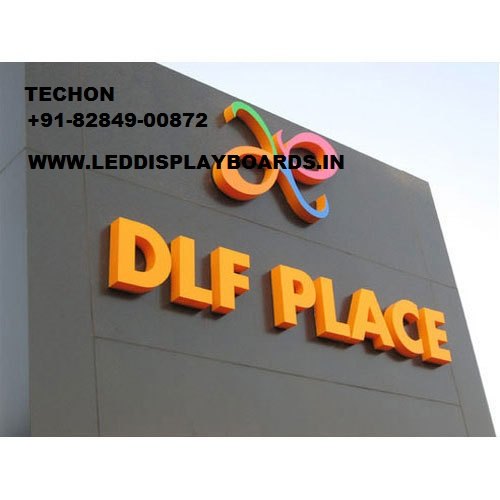 Outdoor Multicolor TECHON LED Acrylic Letters Board