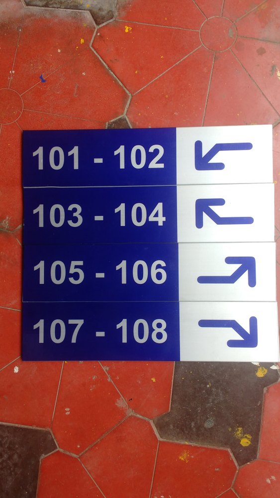 Aluminum Flat Aluminium Profile 93mm Signage With End Clips, For Signages