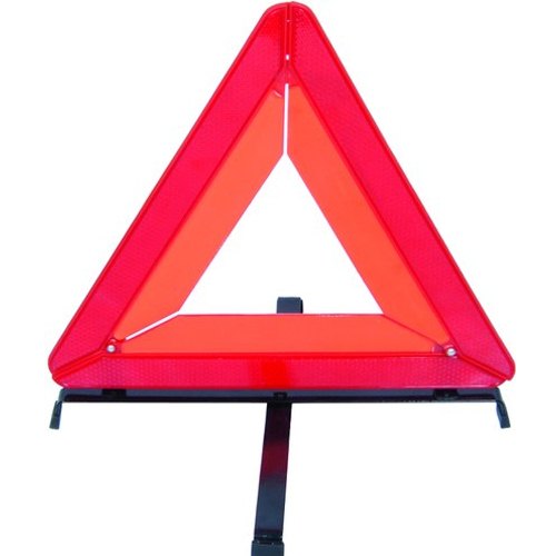 Red Pvc Triangle Warning Sign