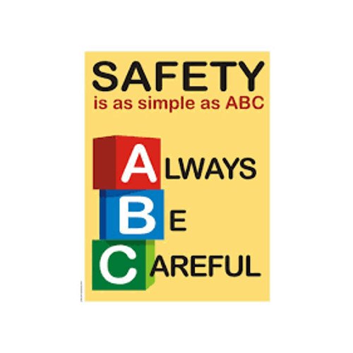 Aluminum 2D Board Safety Modular Signage, Shape: Rectangular, Dimension: 18x24 Inch