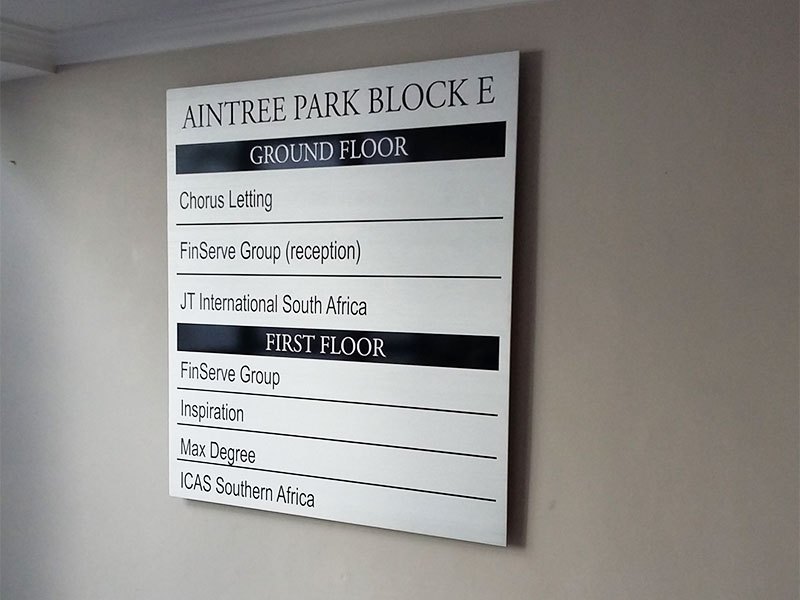 Indoor Directory Signage