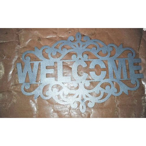 Laser Cut Welcome Sign