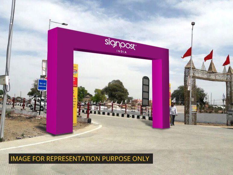 Advertising Pillar and Promotional Gates