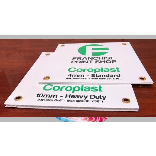 2D Plastic Sign Board