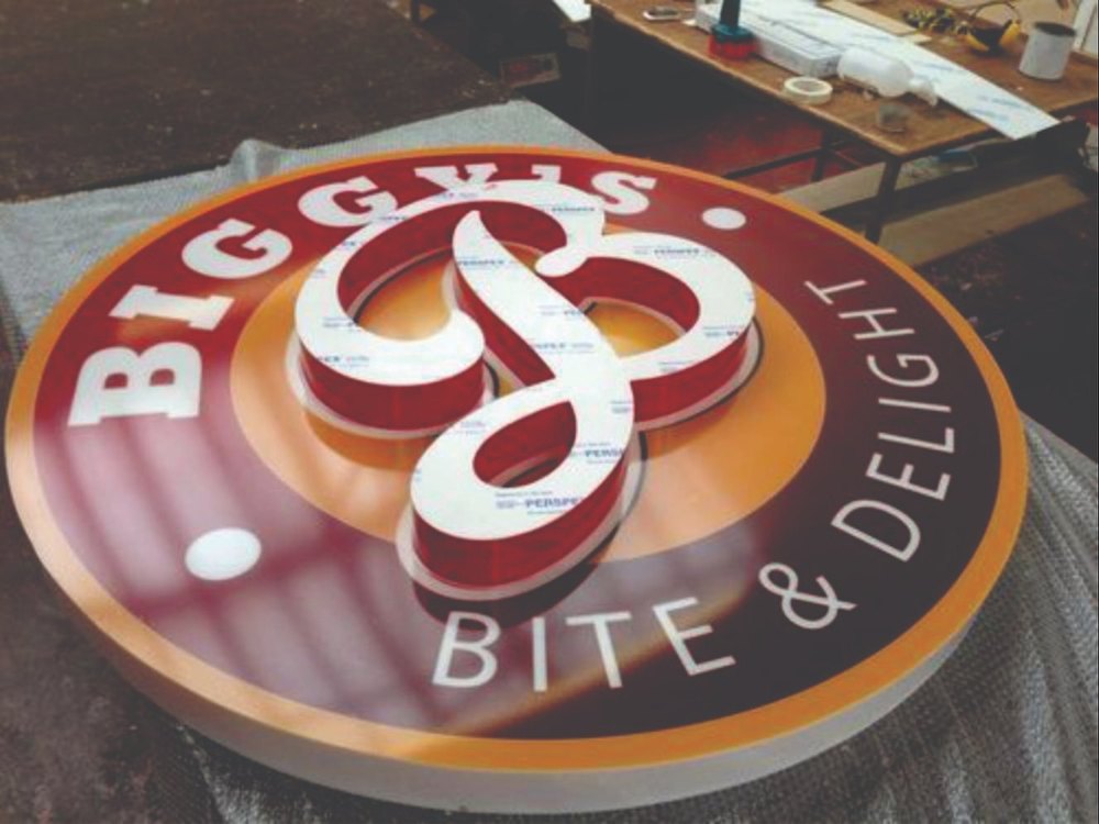 Led Acrylic/Steel/Wooden Logo Sign Board